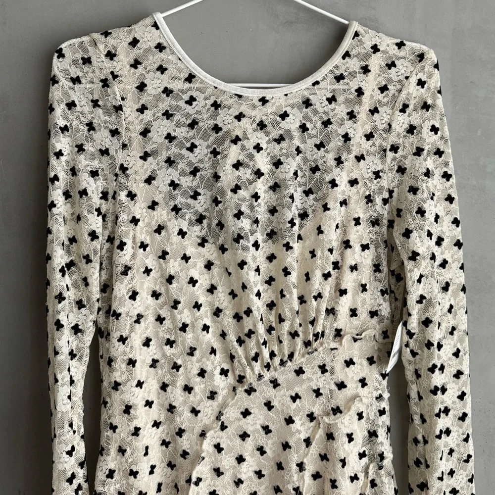 FREE PEOPLE Sheer Delight Mini Dress